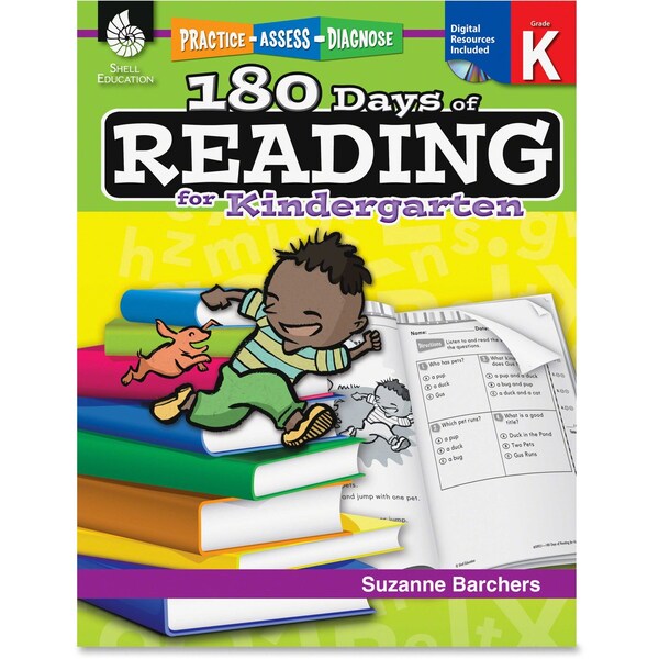Shell Education 180 Days of Reading for Kindergarten 50921 - main